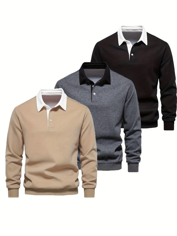 Polo Golf Shirt- Cozy Tops