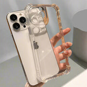 Luxury Shockproof Transparent Case For iPhone