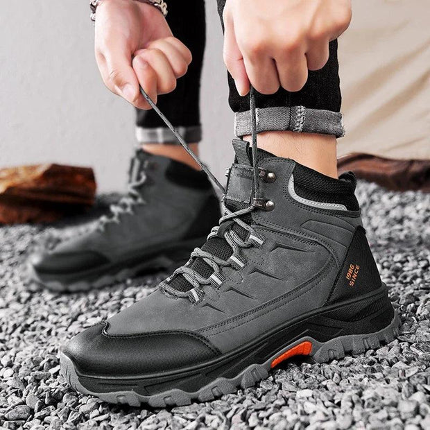 Men's Waterproof Anti-Slip Hiking Boots – Durable Outdoor Trekking Shoes - Suityble